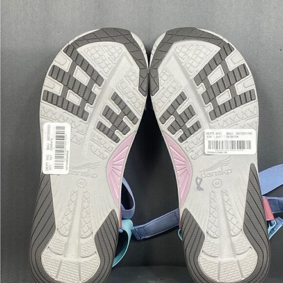 Dansko Racquel Sky Multi Webbing Sansals Womens size 10.5 (‘41’new without box) - Picture 8 of 9